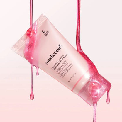 Medicube Wrapping Mask PDRN Caffeine Overnight Peel Off Facial Mask