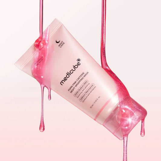Medicube Wrapping Mask PDRN Caffeine Overnight Peel Off Facial Mask